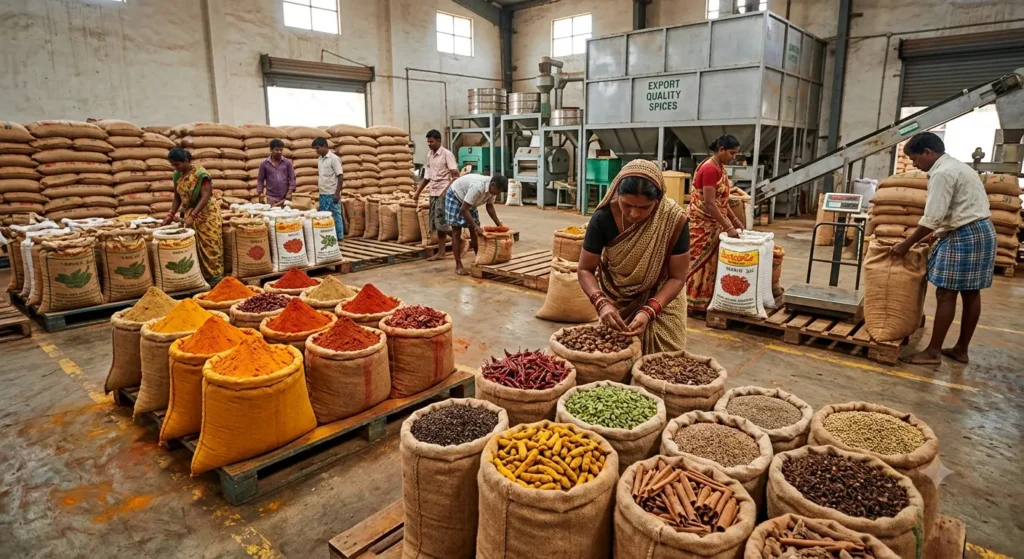 Top Spices Exporter in India: Turmeric Powder, Red Chilli & Whole Spices Supplier
